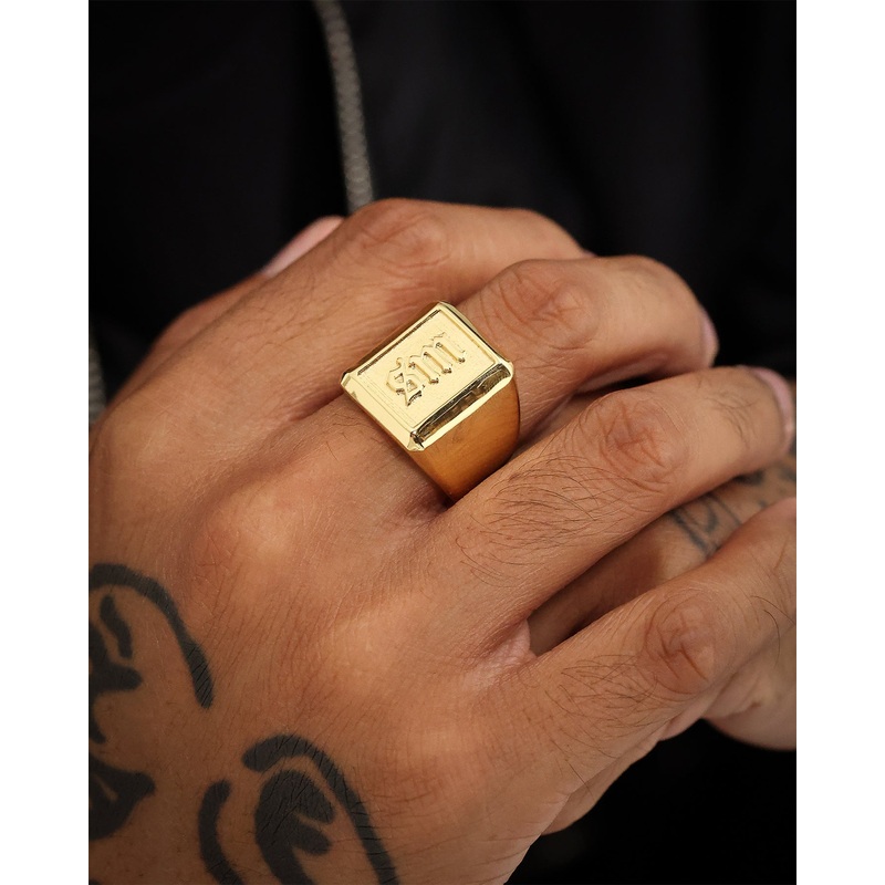 Saint Morta SM Signature Ring Gold 8