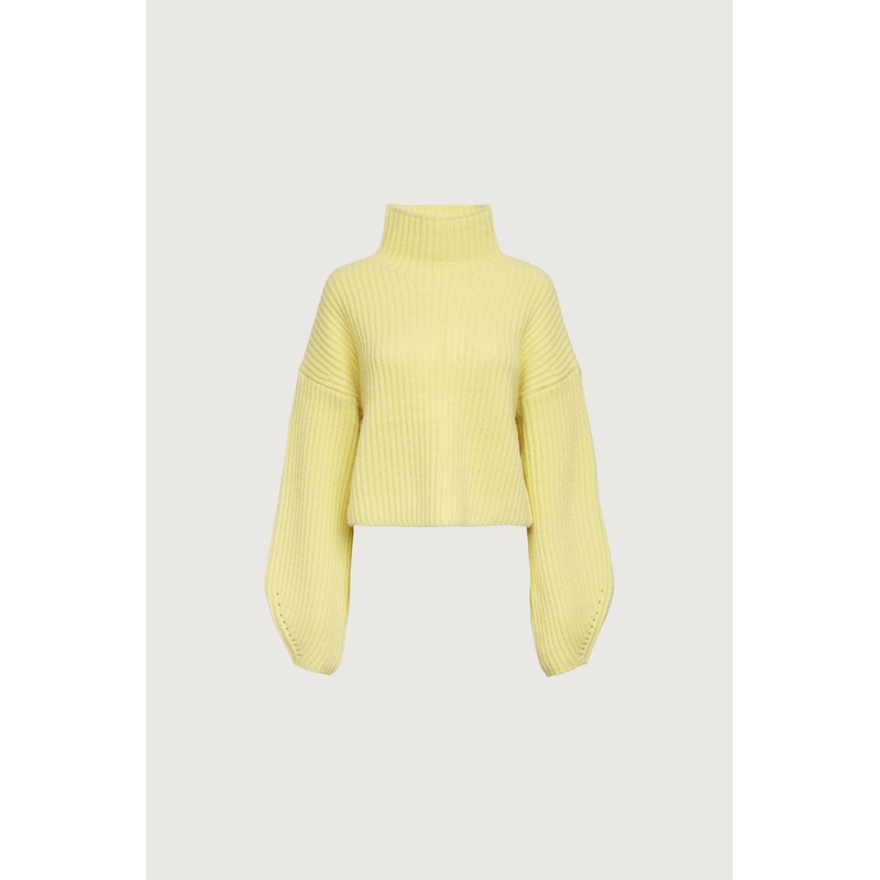 MOCKNECK SWEATER LEMON GRASS Double Extra Small