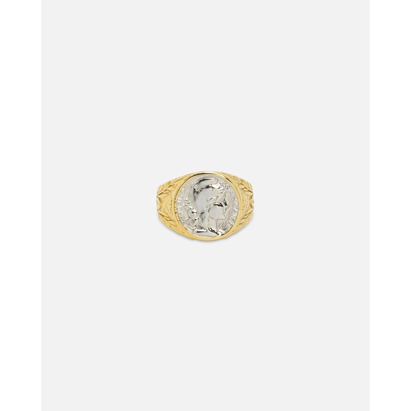 NXS Gladiator Ring Gold/White Gold 8