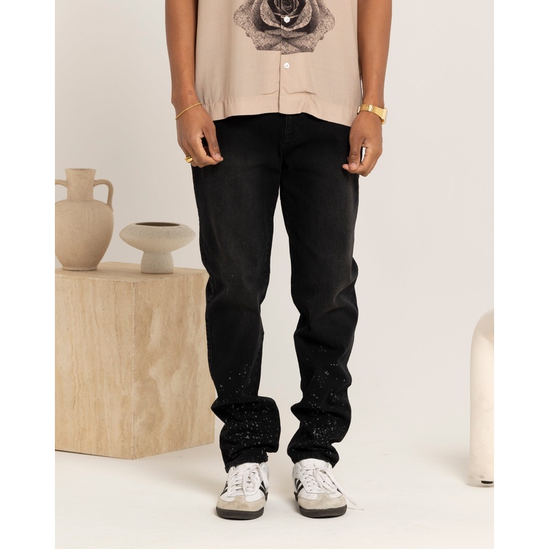 Carre Splash Jeans Black 28