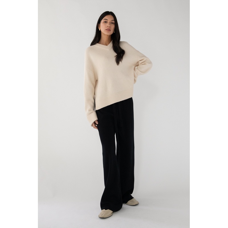 ULTRA SOFT KNIT PANT Black Extra Small
