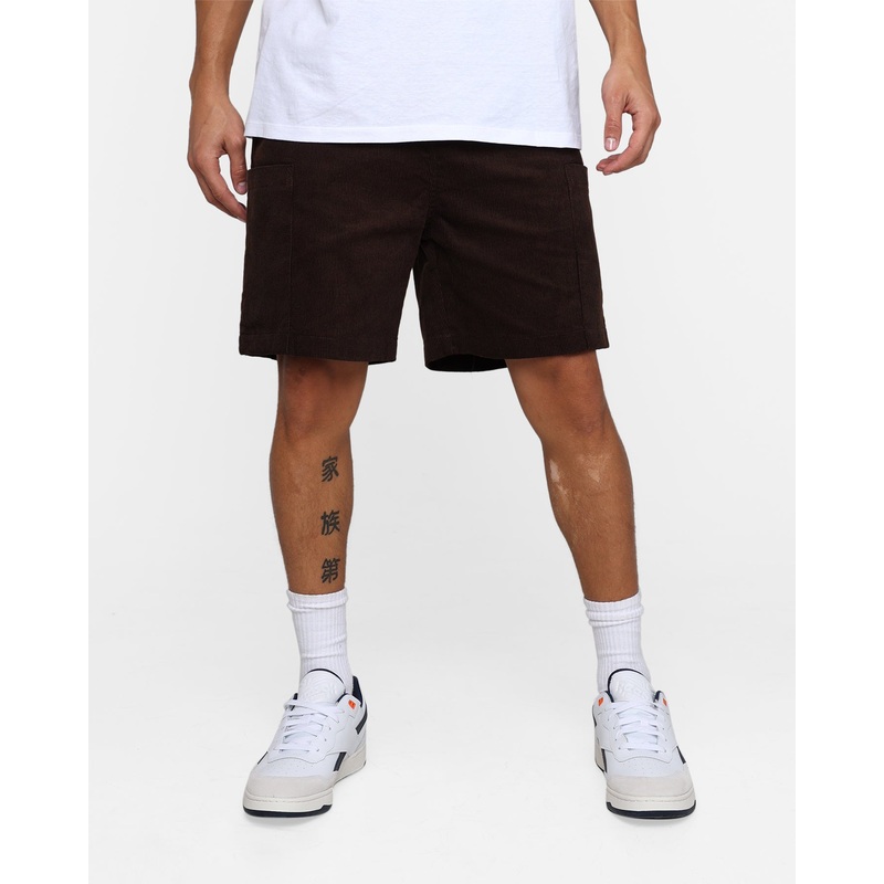 XXIII Jason Corduroy Shorts Brown XS
