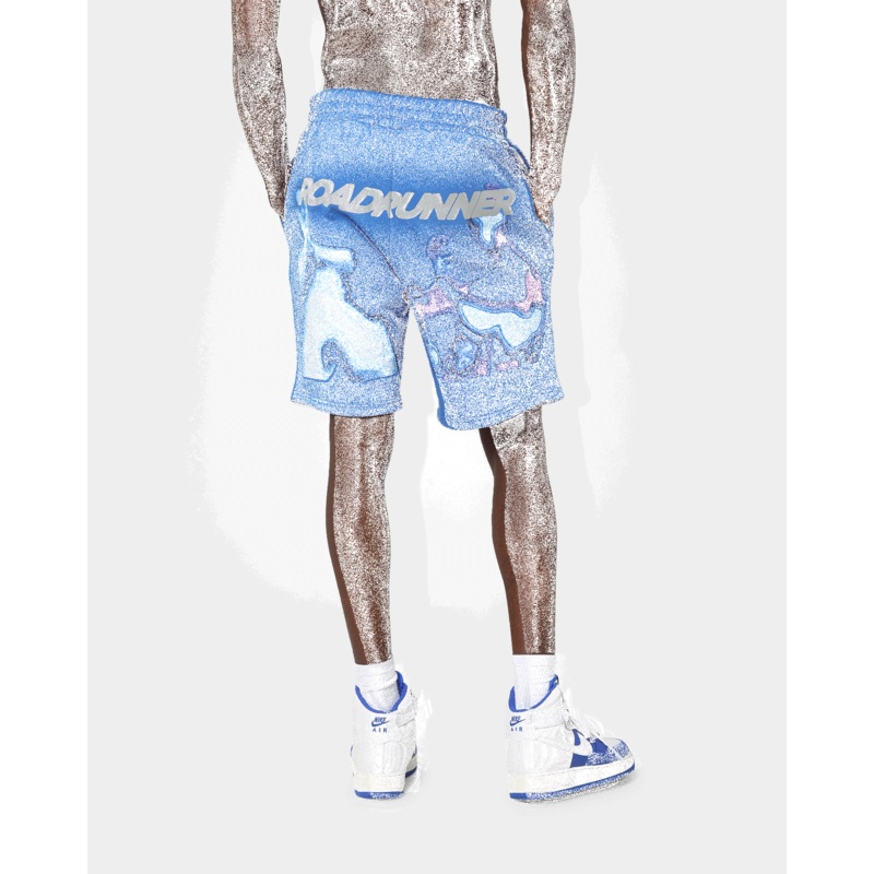 Brockhampton Alien French Terry Shorts Royal Blue S