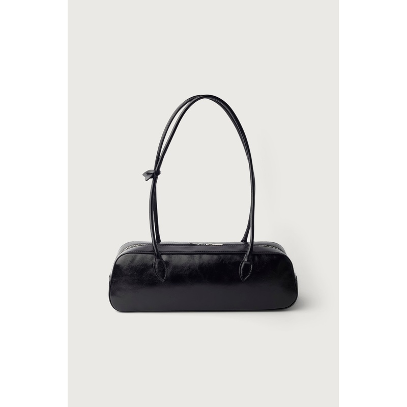TOP HANDLE SHOULDER BAG Black One Size