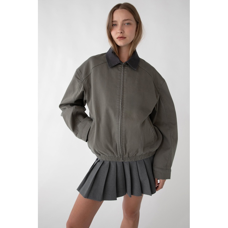 TWILL BARN JACKET Mulled Basil Double Extra Small