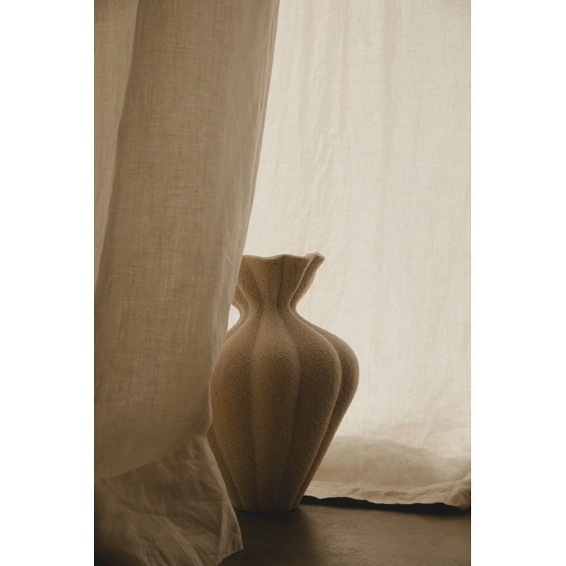 ZEPHYR VASE STUCCO One Size