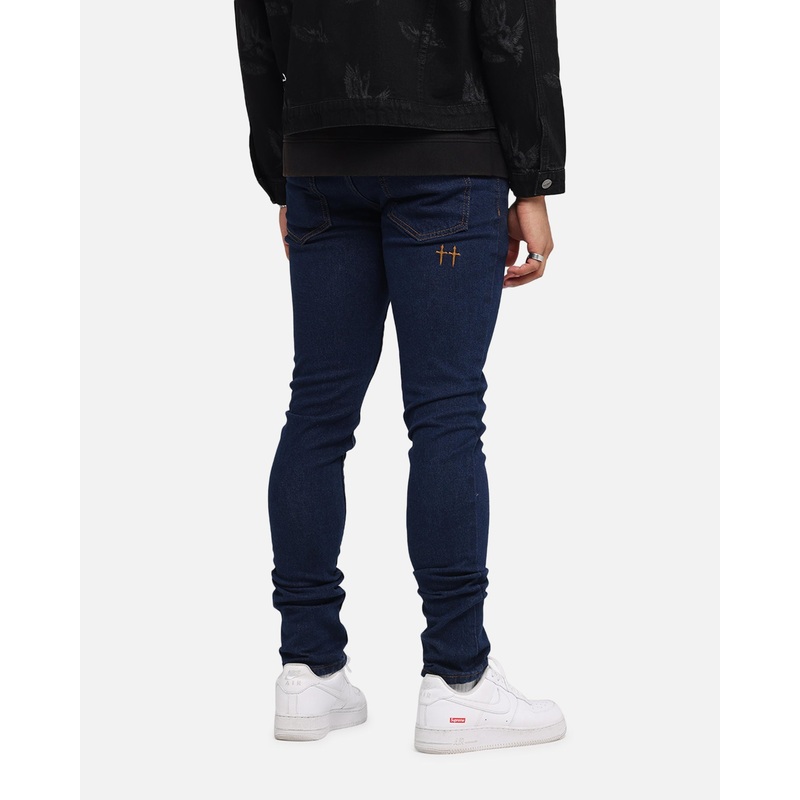 Saint Morta Dynasty Jeans Indigo/Tan 28