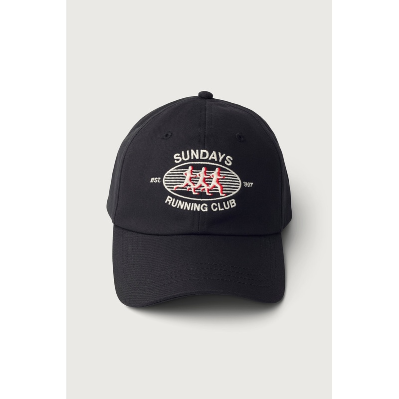 RUNNING CLUB CAP Black One Size