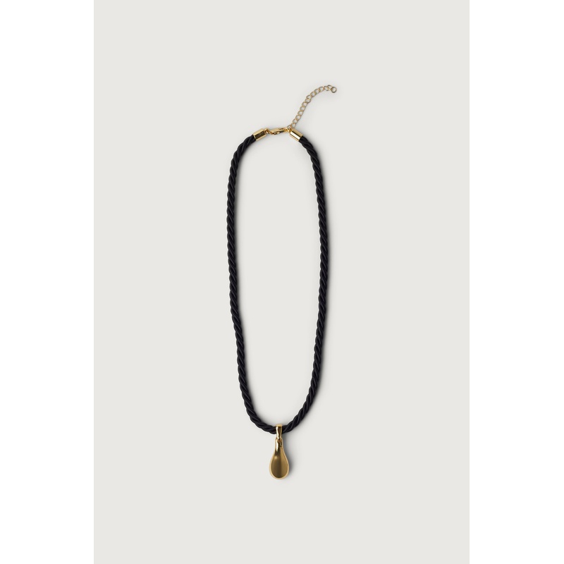 TEAR DROP NECKLACE Gold One Size