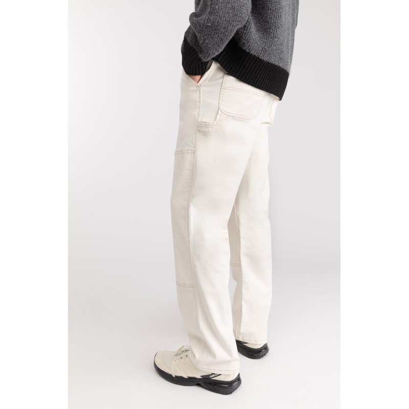 TWILL WORKWEAR PANT Cream 28