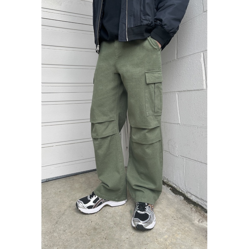 CARGO POCKET PANT Ripe Olive 28