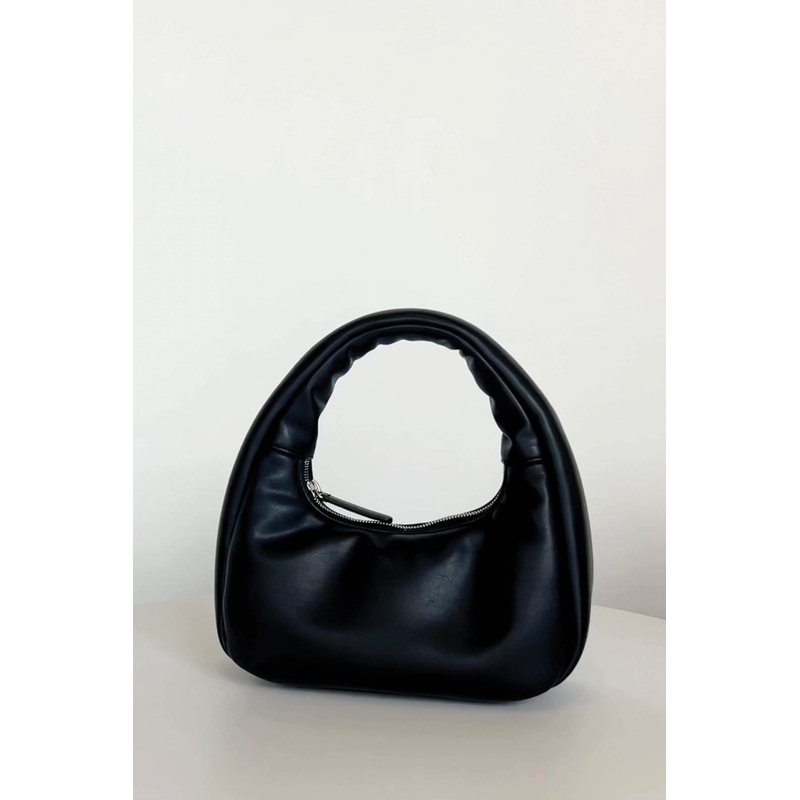 SMALL PADDED HANDBAG Black One Size