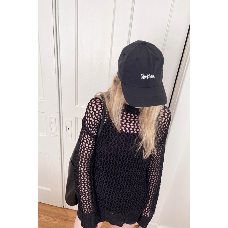 STOCKHOLM BASEBALL CAP Black One Size