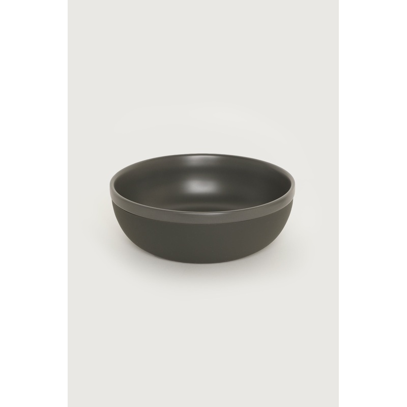 PORTER CERAMIC BOWL Charcoal One Size