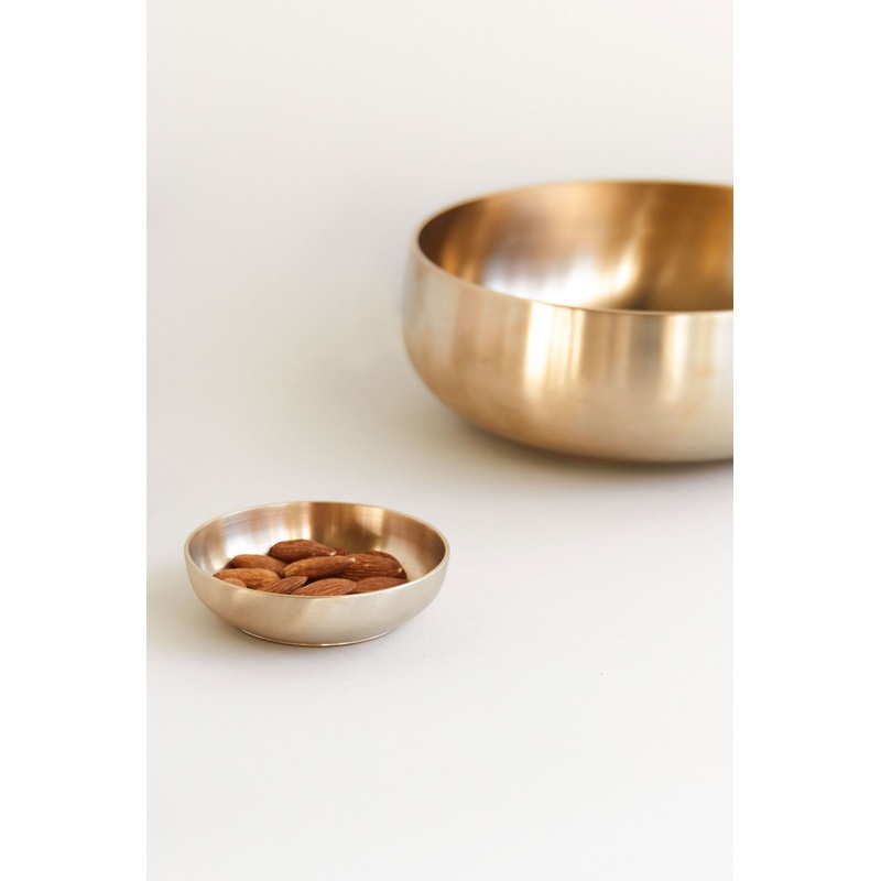 BRASSWARE BOWL Gold One Size