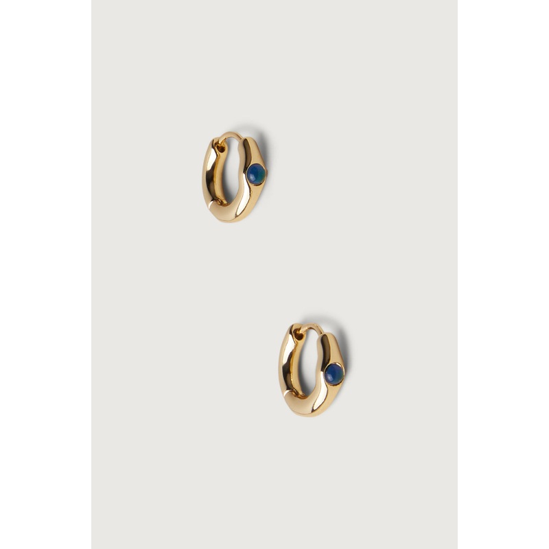 MOOD STONE EARRING Gold One Size