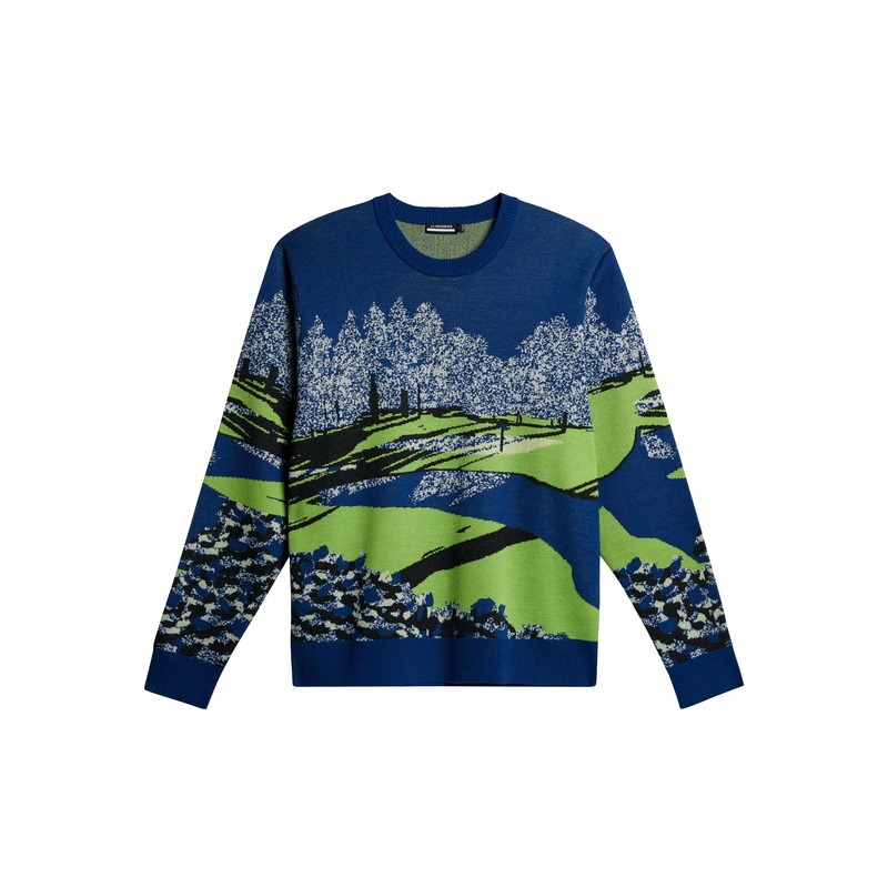 Alexander Jacquard Sweater / Watercolor Jacquard Estate Watercolor Jacquard Estate L