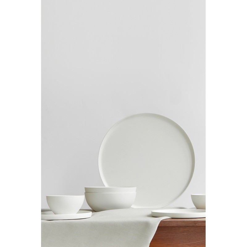 BAMBOO SERVING PLATTER Cream One Size