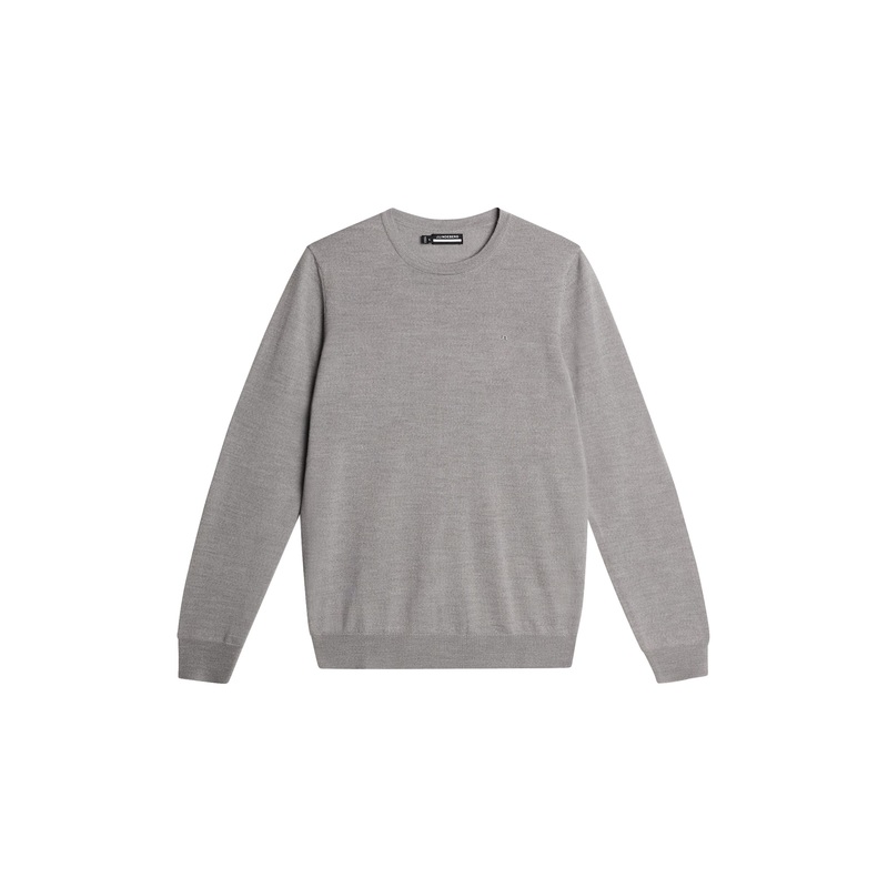 Aria Knitted Sweater / Light Grey Melange Light Grey Melange L