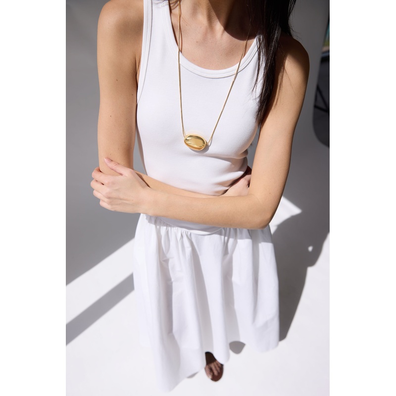 BUBBLE PENDANT NECKLACE Gold One Size