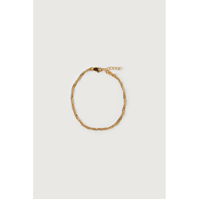 INTERLOCK CHAIN BRACELET Gold One Size