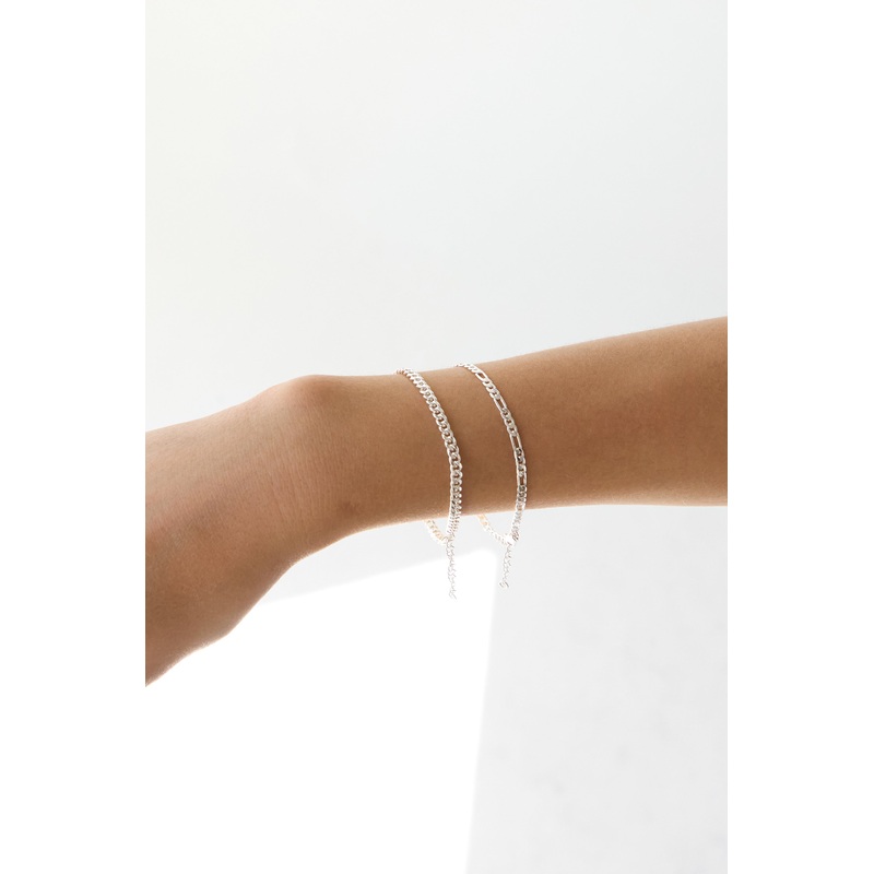 MINIMAL BRACELET SET Gold One Size