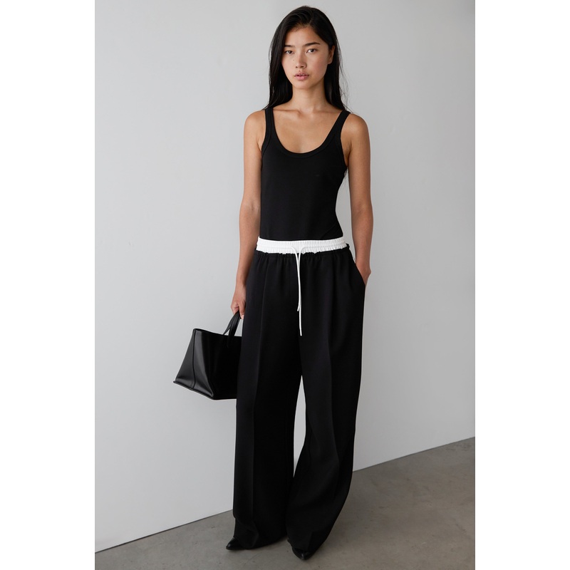 BOXER WAIST PANT Black Extra Small