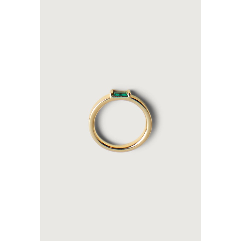 BAND WITH BAGUETTE ZIRCONIA Gold 6