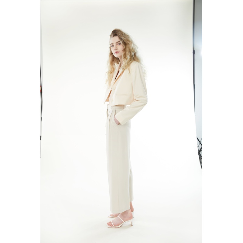 WIDE LEG PANT Oatmeal 0