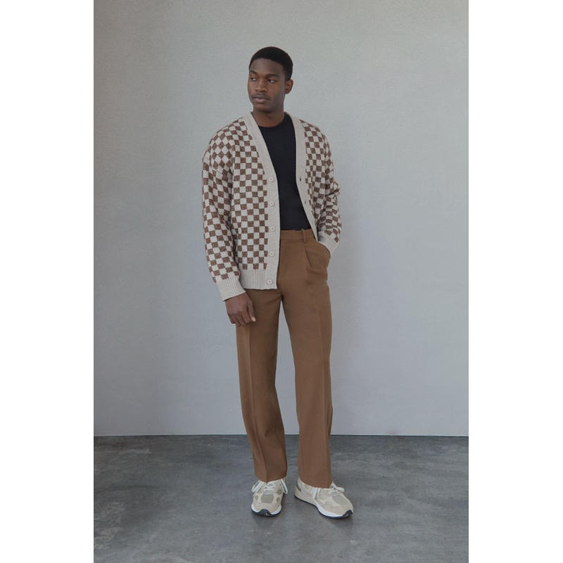 WOOL BLEND PANT Coffee Liqueur 29