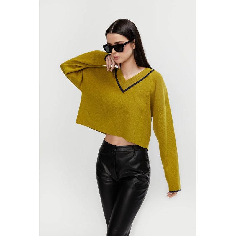 VARSITY SWEATER Chocolate Stellar Extra Small