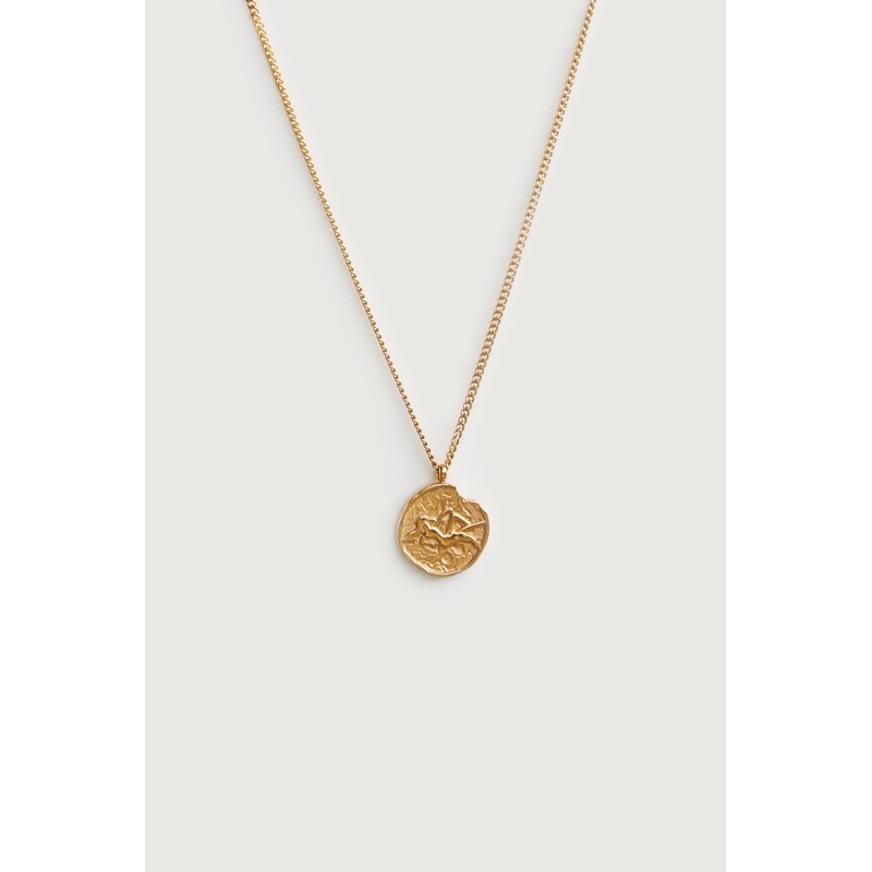 VIRGO PENDANT NECKLACE Gold One Size