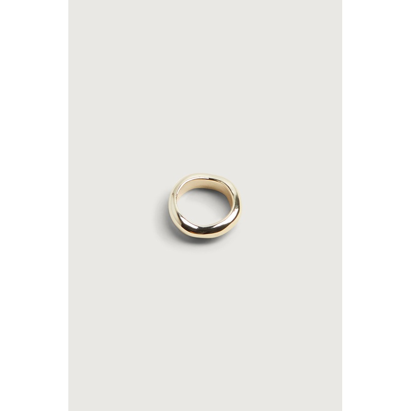 WAVY BUBBLY RING Gold 6