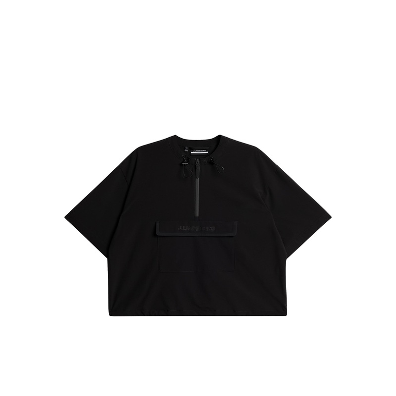 Chrisann Short Sleeve Pullover / Black Black L