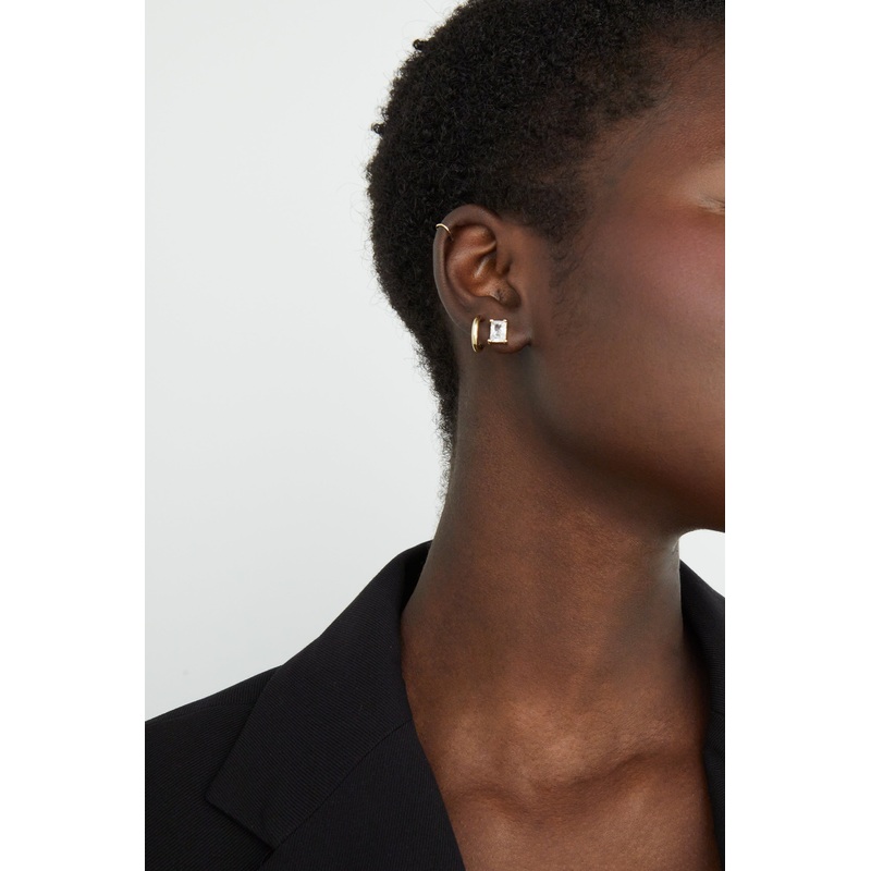 STUD AND HOOP SET Gold One Size