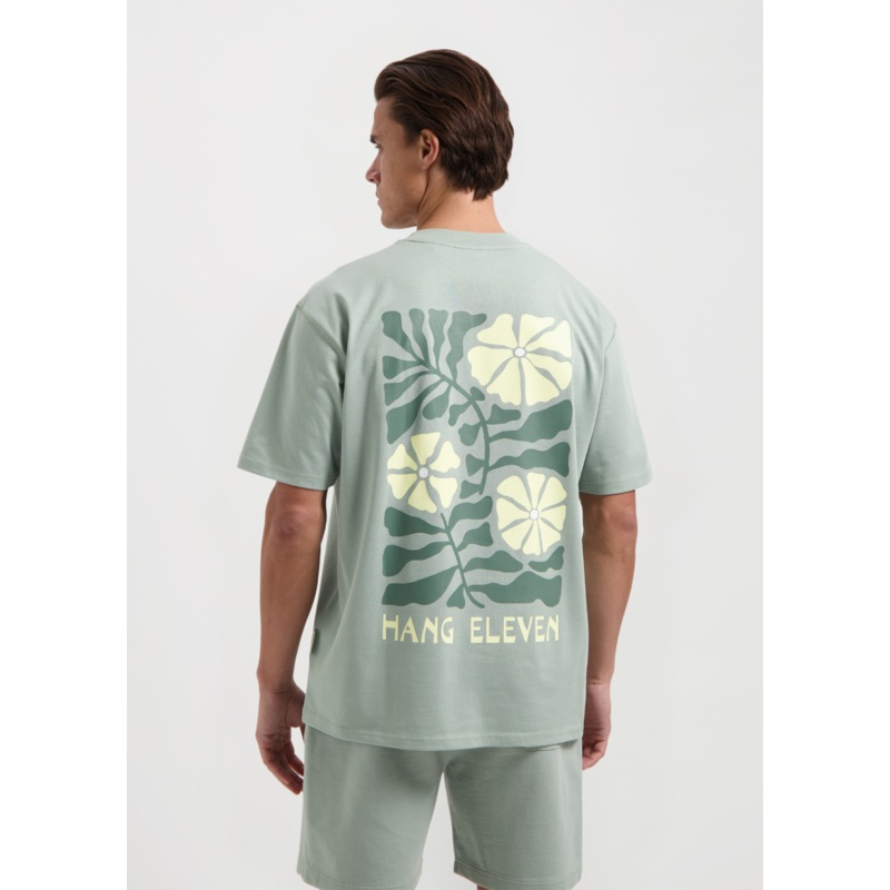 Flowers Tee – Green Green XS