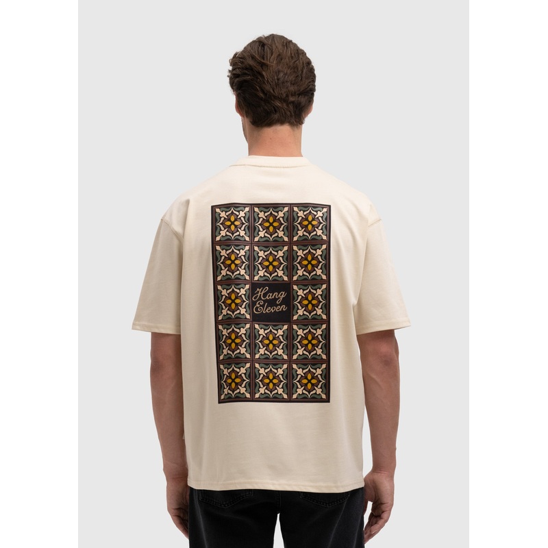 Full House Of Tiles Tee – White Sand White Sand XS