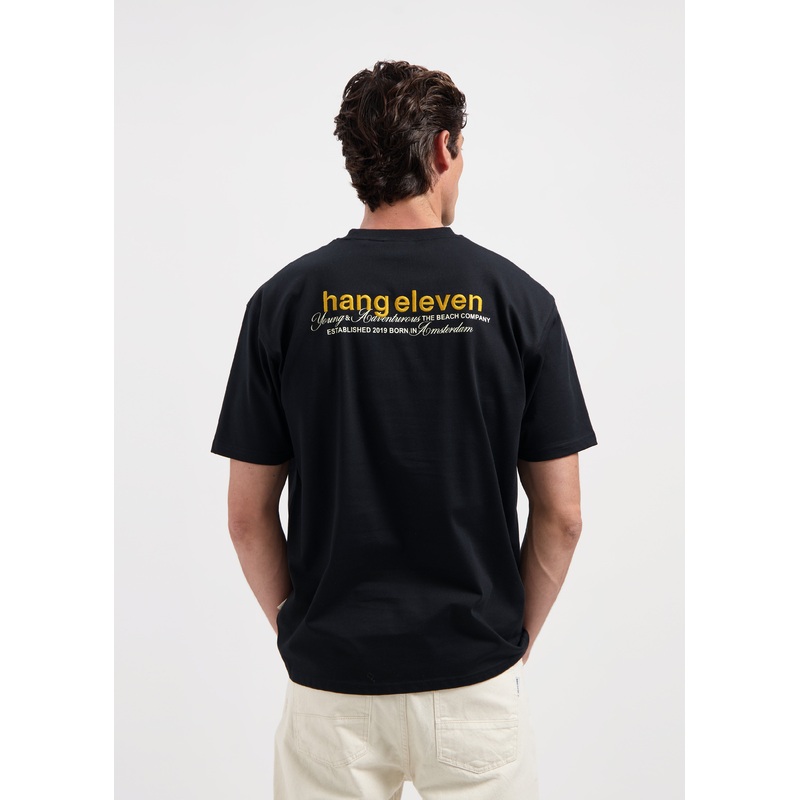 Brand Embro Tee – Black Black XS