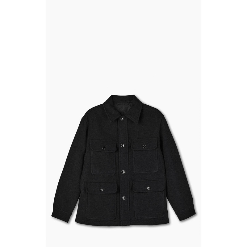 Lemaire Hunting Jacket Wool Black 46/S