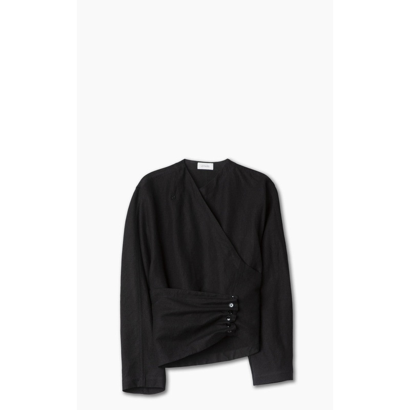 Lemaire Wrap Top Black 36/S