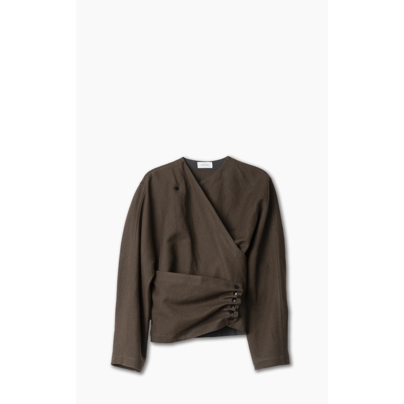 Lemaire Wrap Top Brown 34/XS