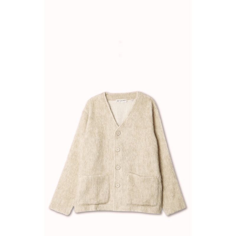 Our Legacy Cardigan Antique White Mohair 46/S