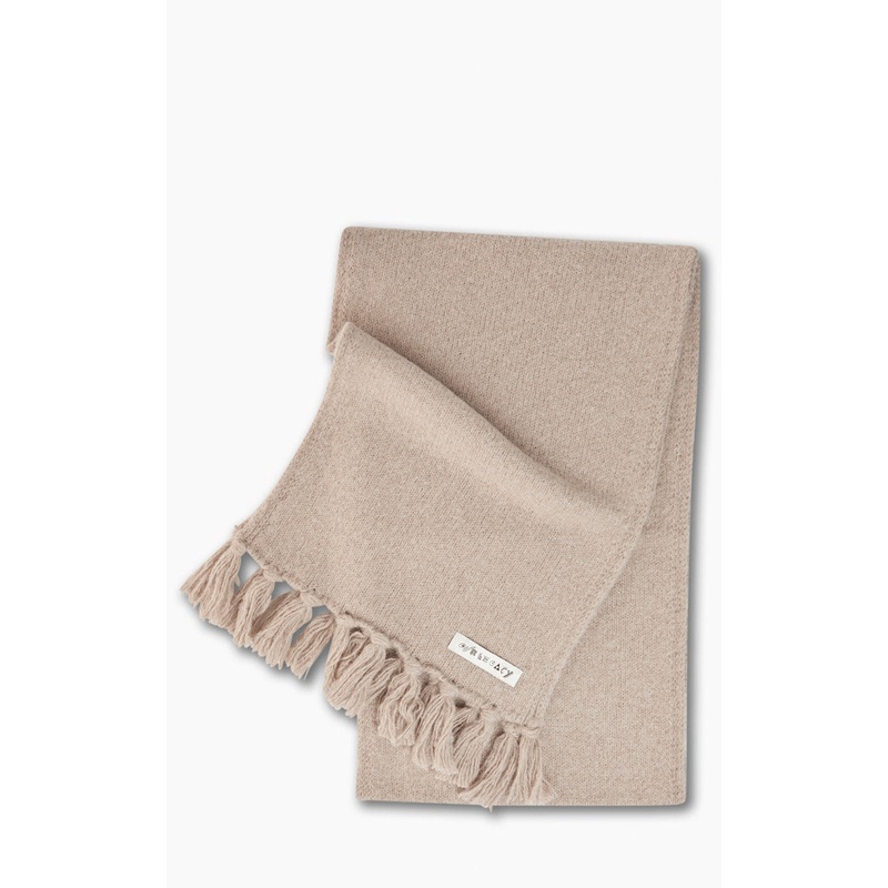 Our Legacy Knitted Scarf Desert Snow Silk Wool