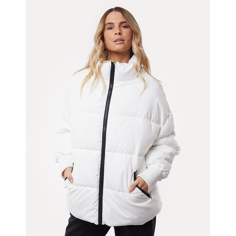 All About Eve Blake Luxe Puffer Wht White 6