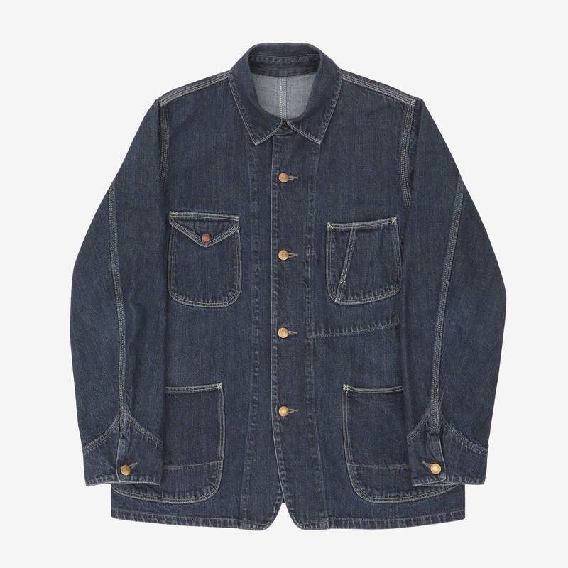 10.5oz Denim Coverall Jacket 3 Blue