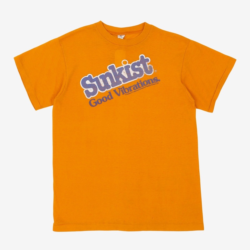 1980s Sunkist Graphic Tee (Fits M) L Orange