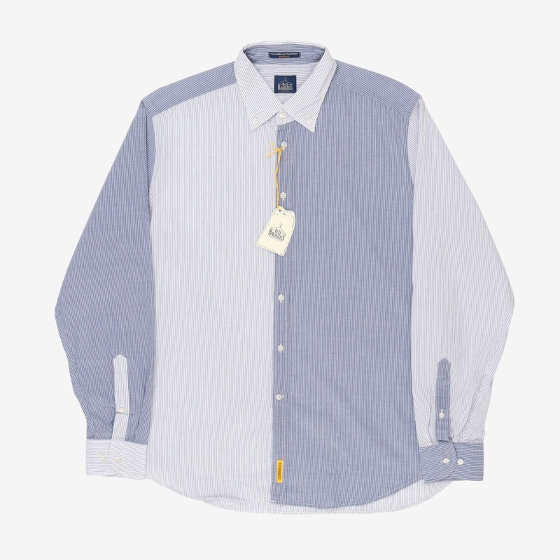 Bradford Patchwork Shirt XL Blue