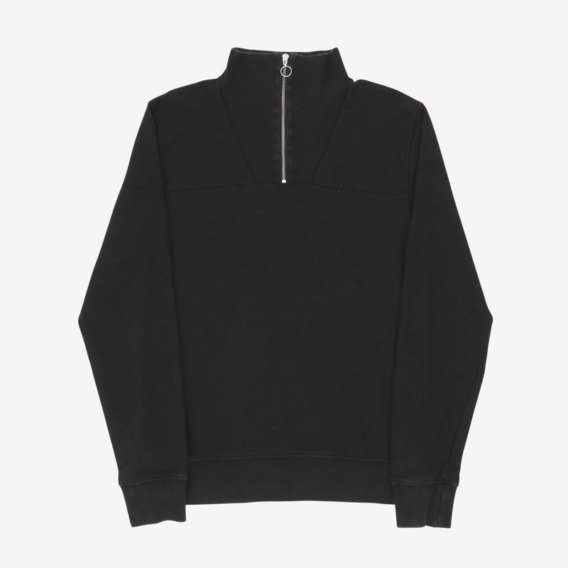 1/4 Zip Sweatshirt 50 Black