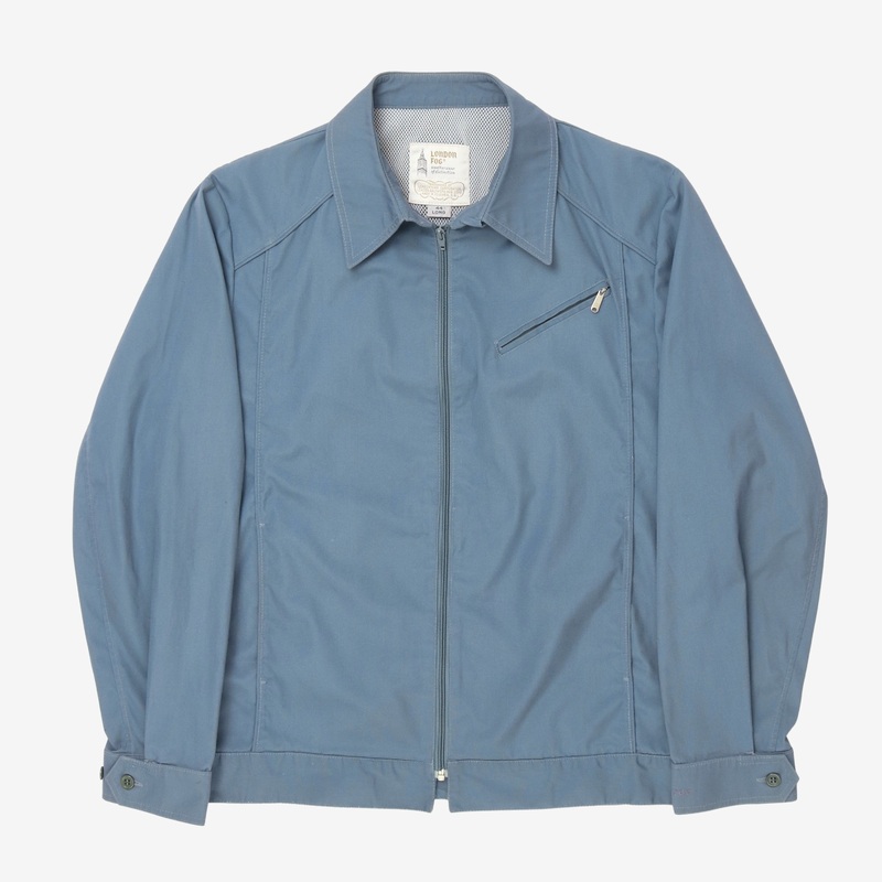 80s Harrington Jacket 44 L Blue