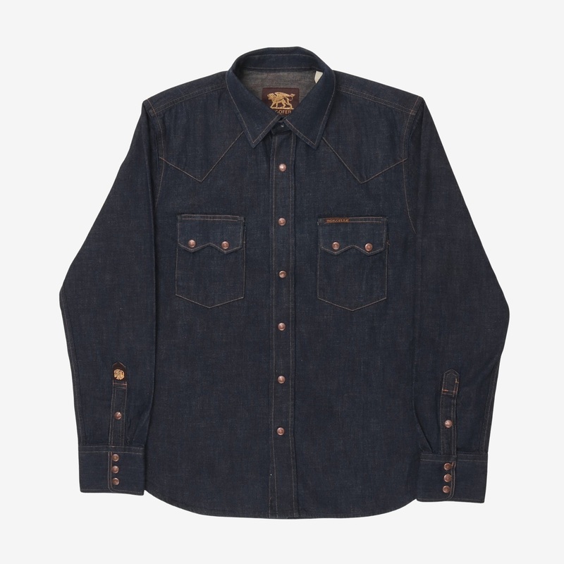 8oz Denim Ryman Shirt S Indigo